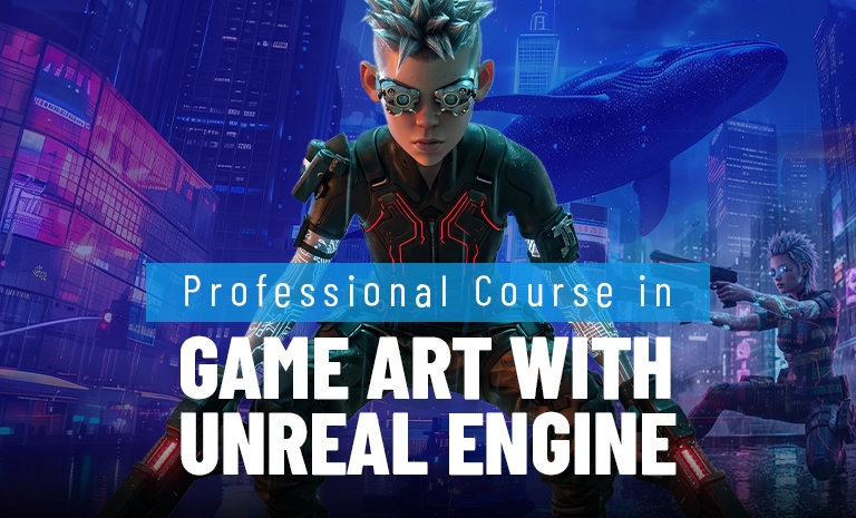 professional course in game art with unreal engine tsit