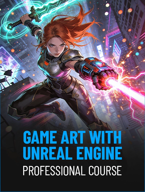 professional course in game art with unreal engine tsit